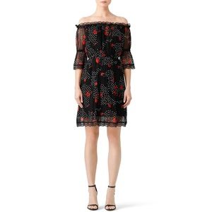 The Kooples Black Popi Print Dress